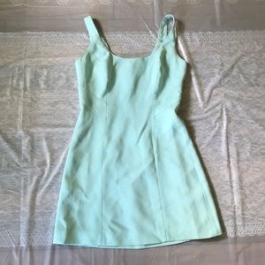 Bebe San Francisco green dress
